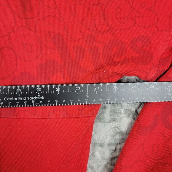 Cookies SF Hoodie Mens Large Red Cannabis Stoner Pullover Sweatshirt  Distressed - Picture 7 of 12